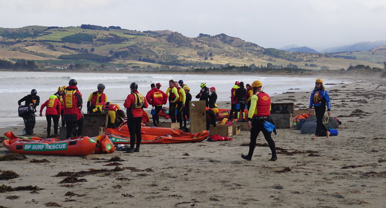 Preparing the Inflatable Rescue Boats for operations after deployment by helicopter Phoebe Havill 001